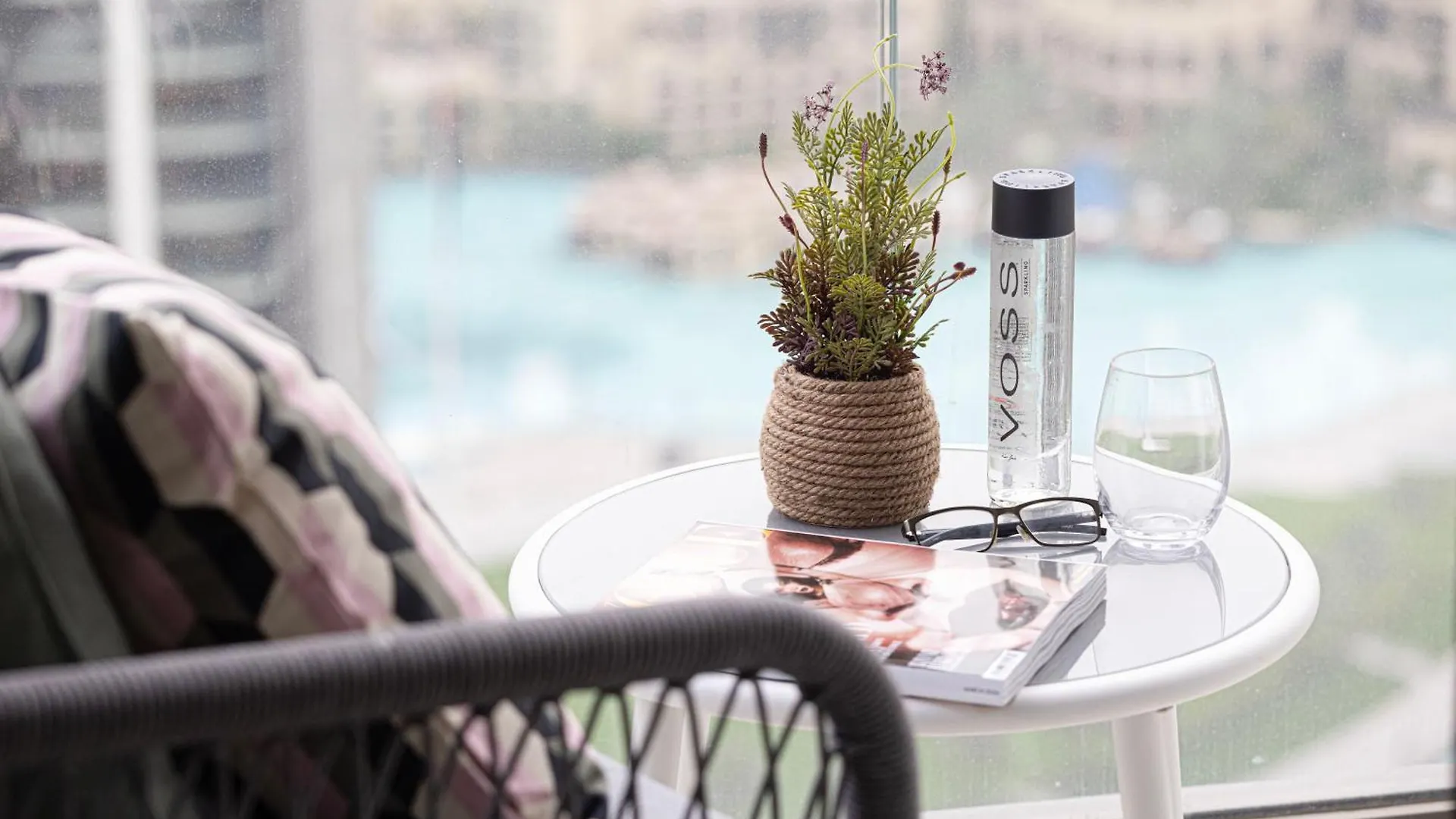 Modern Luxury Apartment Overlooking Burj Khalifa Dubai United Arab Emirates