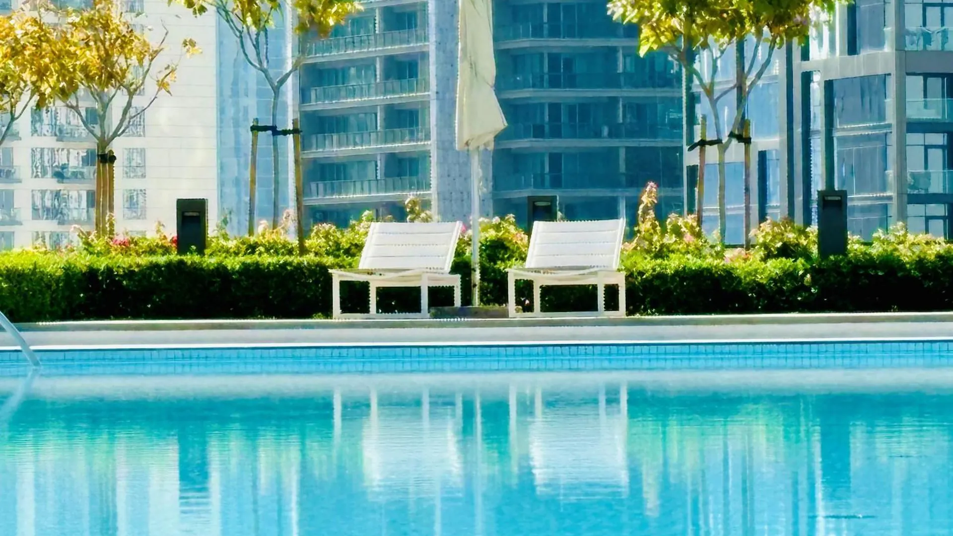 Modern Luxury Apartment Overlooking Burj Khalifa Dubai United Arab Emirates