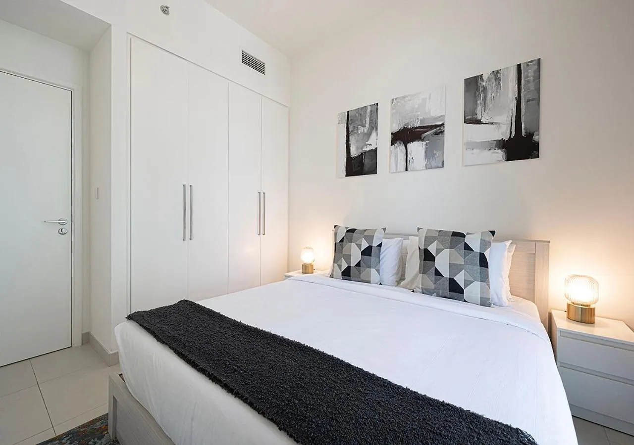 Modern Luxury Apartment Overlooking Burj Khalifa Dubai United Arab Emirates